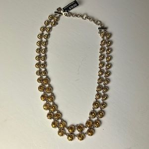 NWT Banana Republic yellow jewel statement necklace
